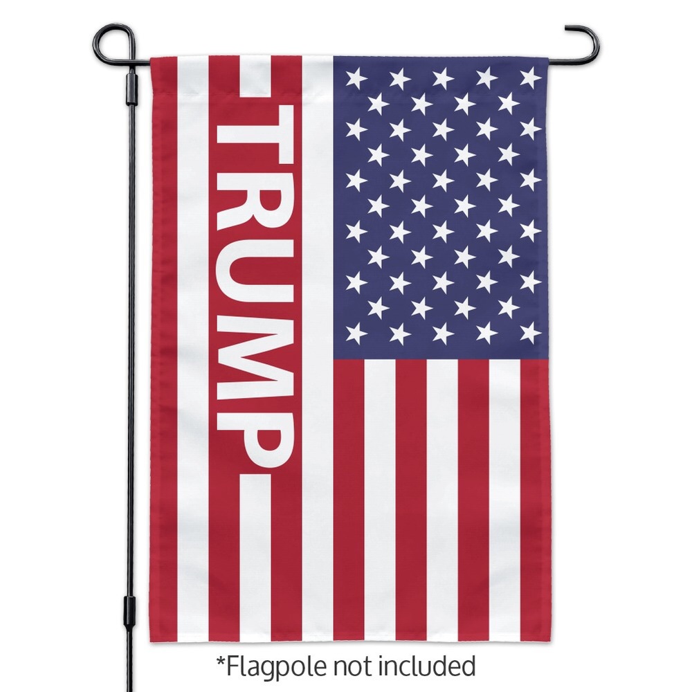 American flag Trump 2020 garden flag